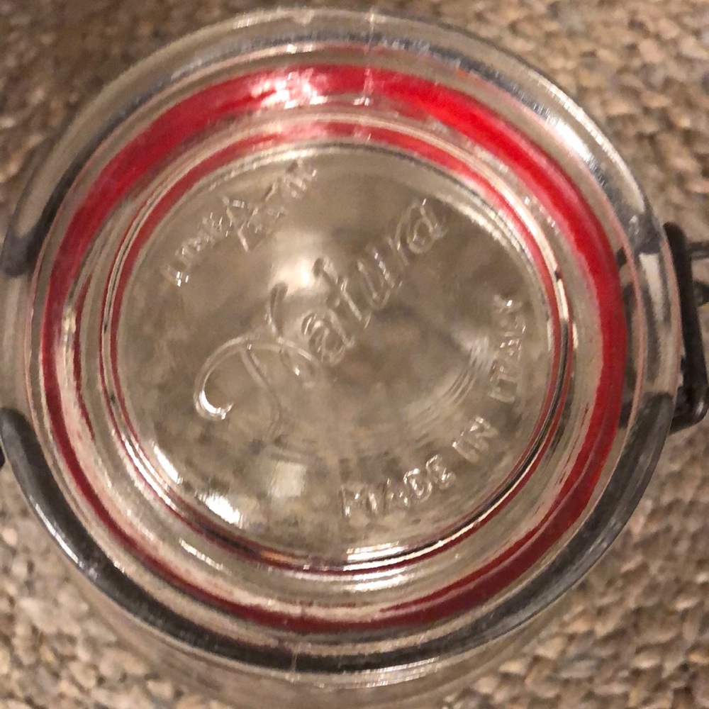 Natura glass canister jar